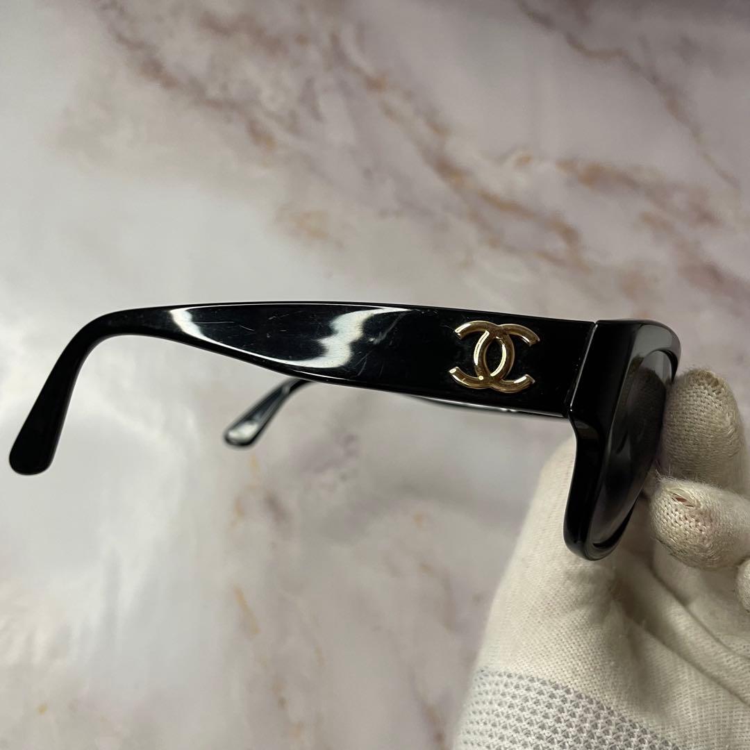 CHANEL シャネル ウェリントン ココマーク Y2K サングラス ケース付き
