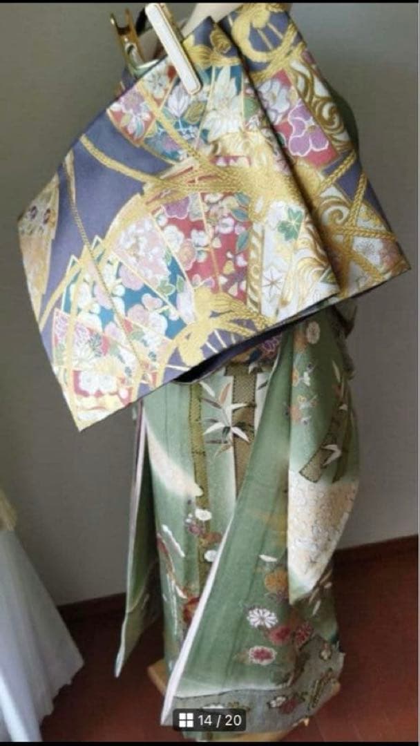 振袖☆古典柄☆6点セット 正絹フルセット　成人式