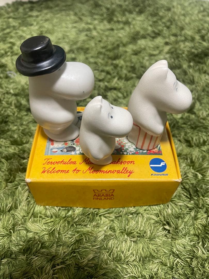希少価値！入手困難 ！アラビア社 ARABIA ムーミン 3体セット 廃盤