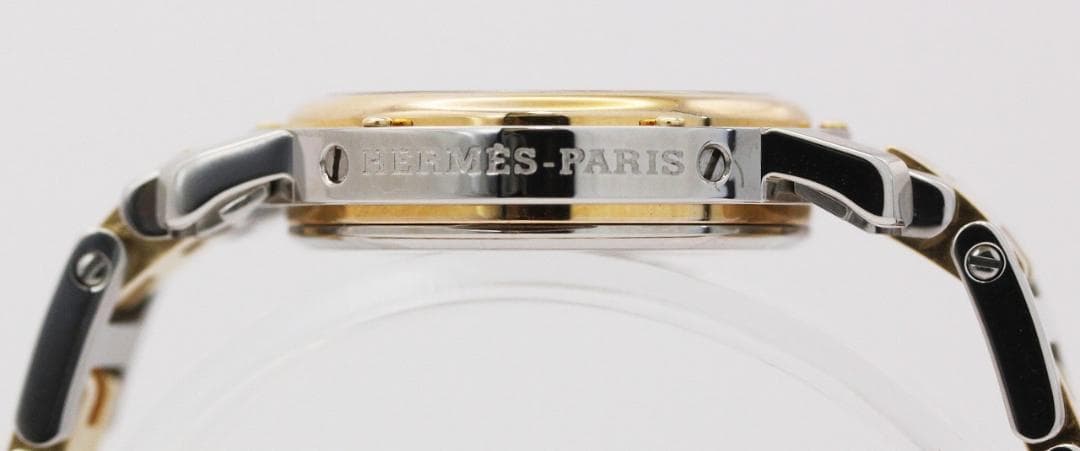 HERMES　CL3.240　エルメス　クリッパー　ケース・保証書付　White