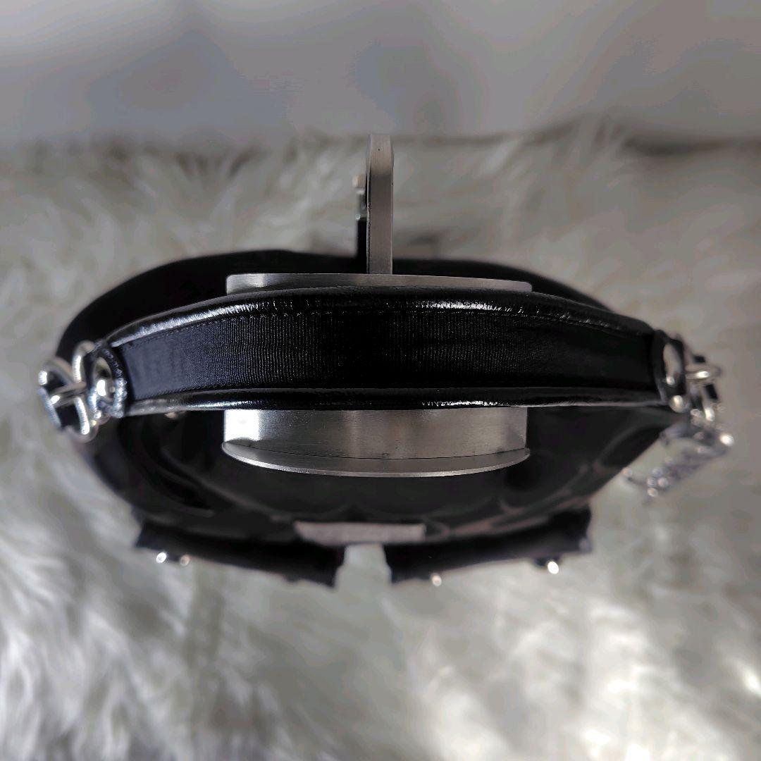 COACH　y2k poppy　ショルダーバッグ　黒　ポピー　大容量