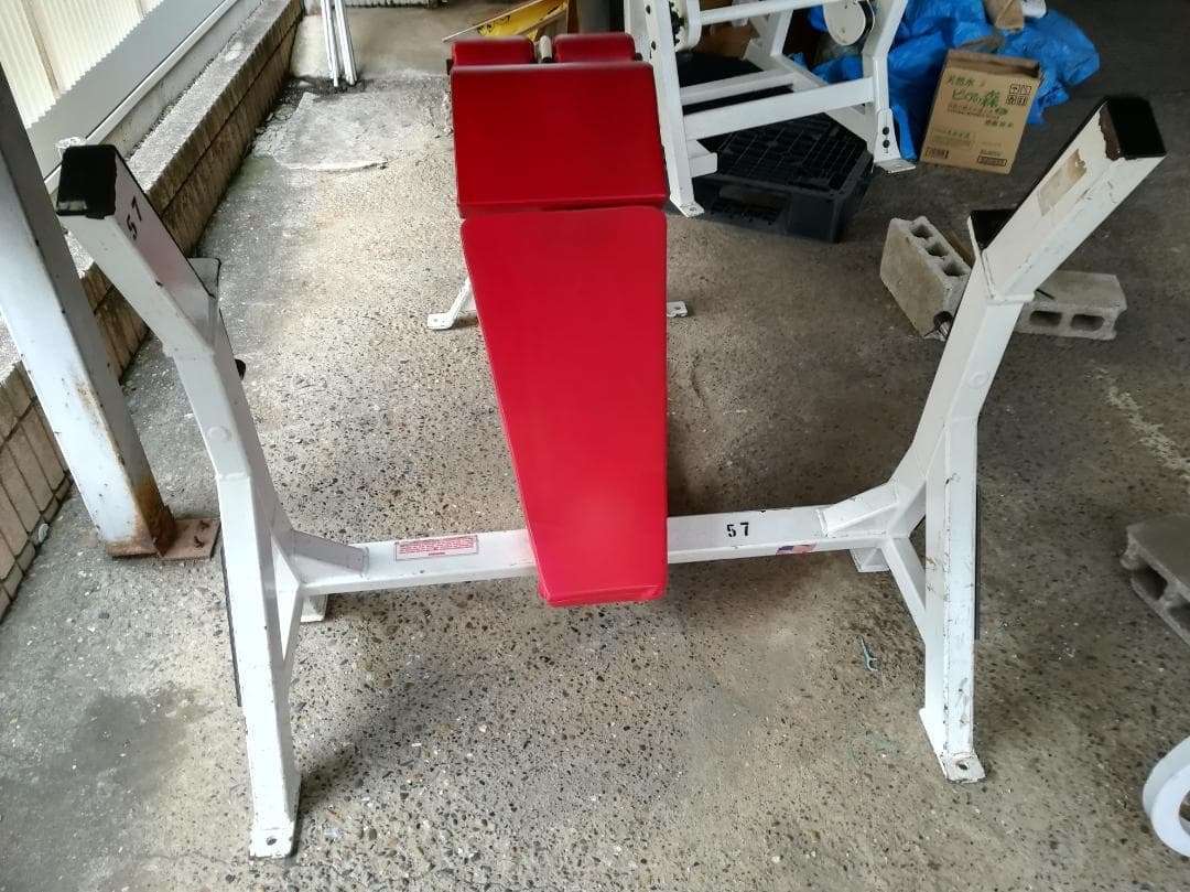 引き取り限定！ボディマスターズ　デクライン・ベンチプレス　業務用トレーニング器具