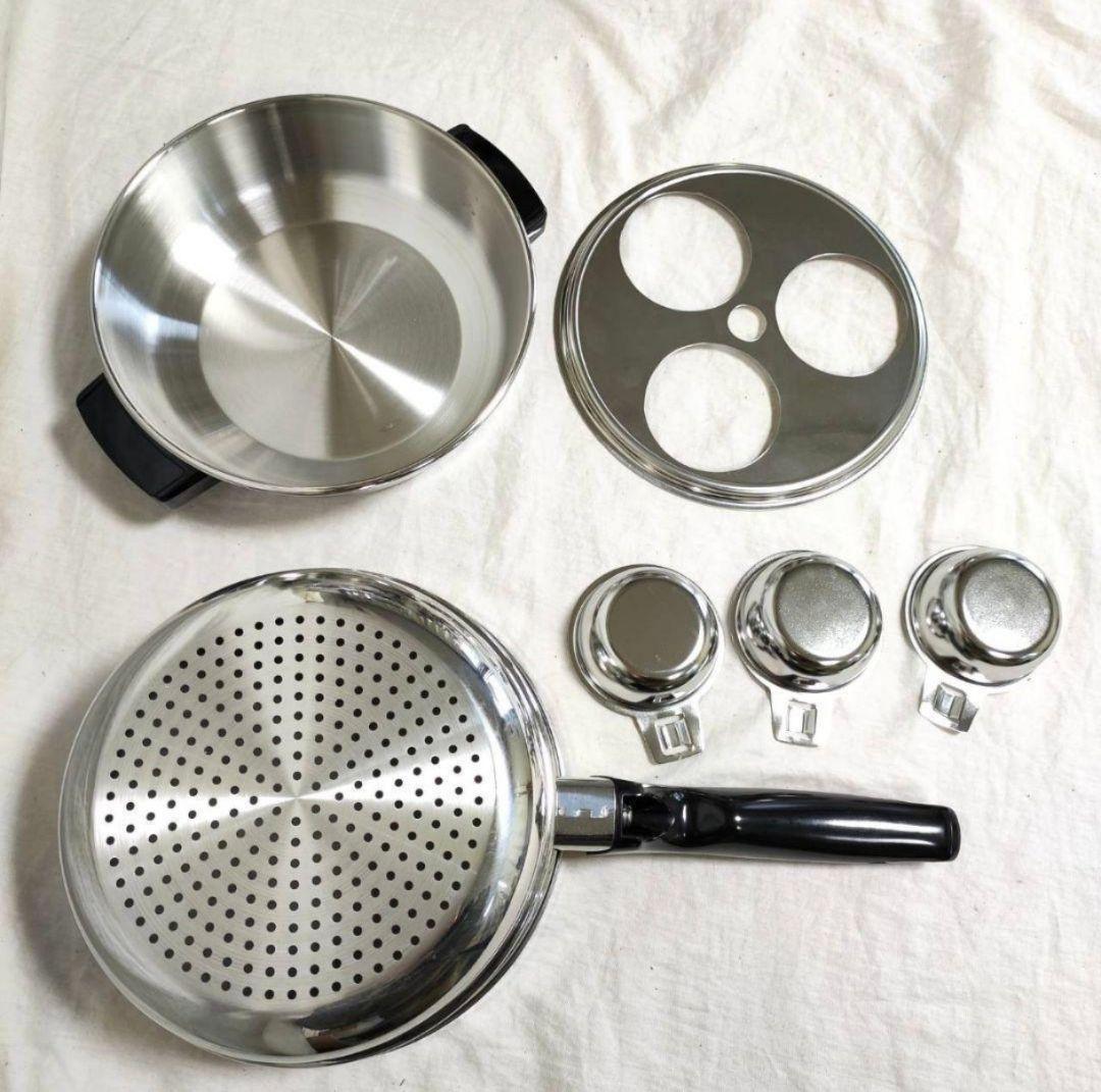 美品 ロイヤルクイーン 小ドームカバー、スチーマー、ラック、セニアカップ３個!@