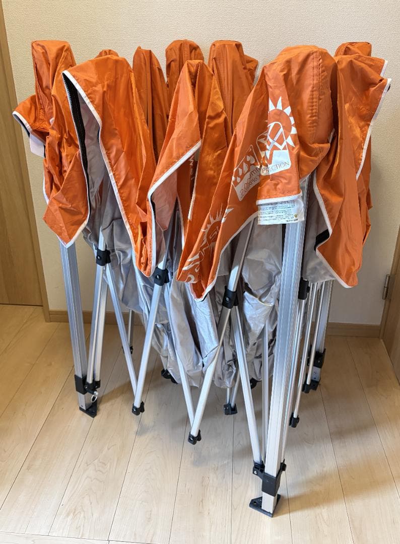 FIELDOOR ワンタッチタープテント 3.0Mx3.0M サイドシート 2枚