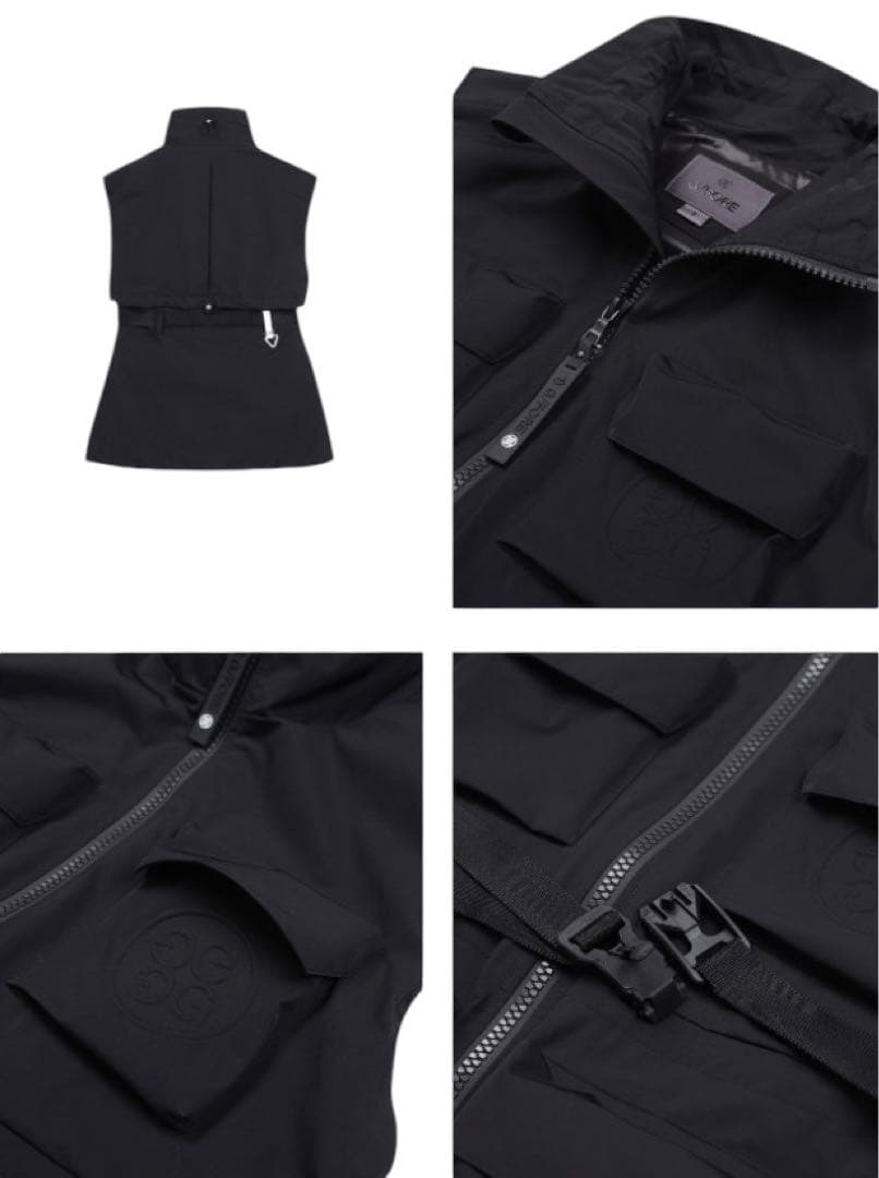 新作G/FORE韓国ジーフォアレディース ロングベスト sizeM