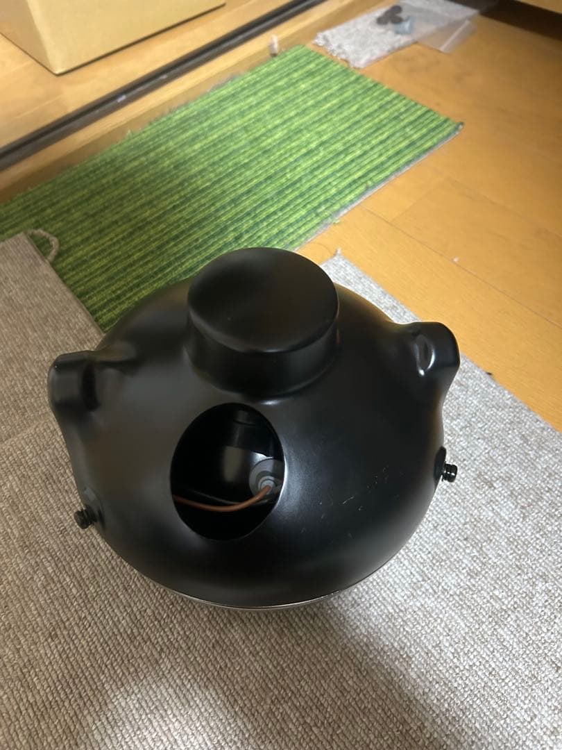 ■マーシャル888ヘッドライト 　160パイ　クリア　ブラックボディー　160π