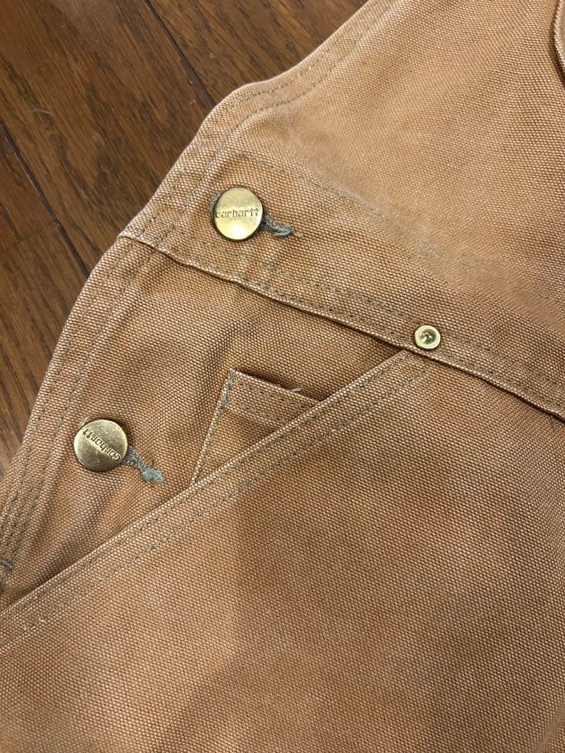 Carhartt ベージュオーバーオール30x30