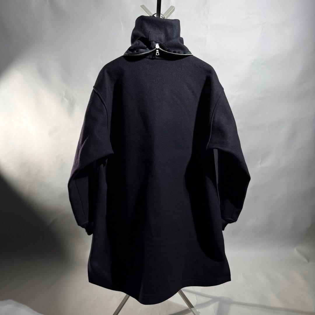 COMOLI メルトンフーデッドコート size2