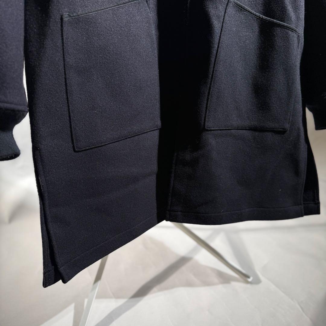 COMOLI メルトンフーデッドコート size2