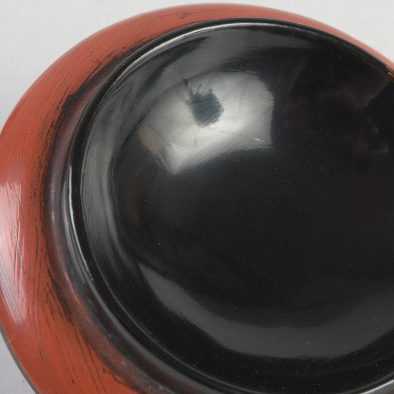 茶道具　青紫園造　根来塗　正倉院御物薬壷形　茶入　共箱　V　9741