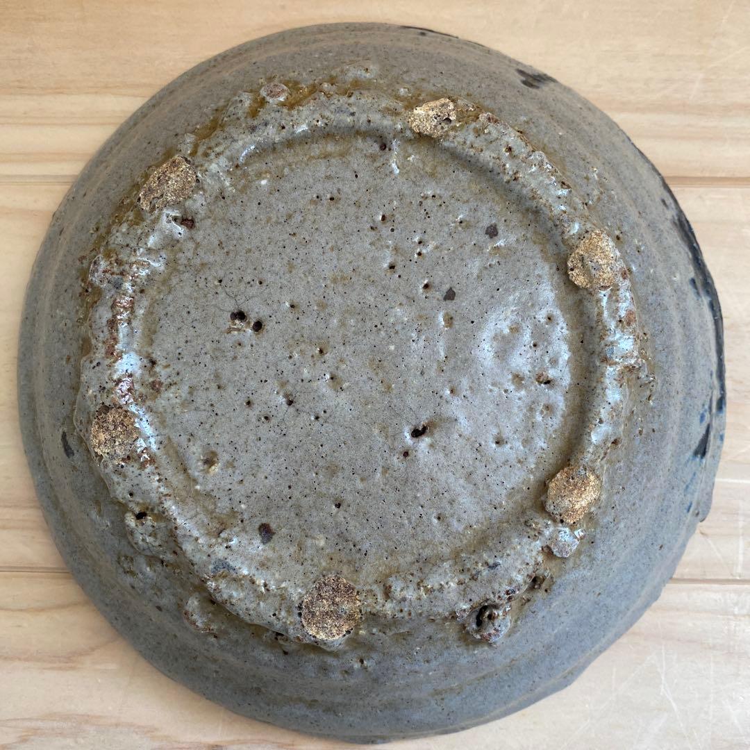 小野哲平　大皿④金継跡有