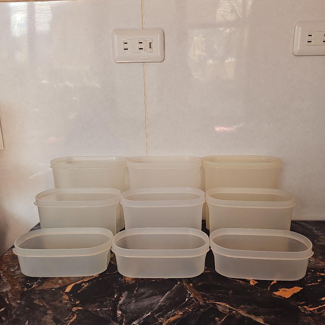 タッパーウェアMM楕円9個組