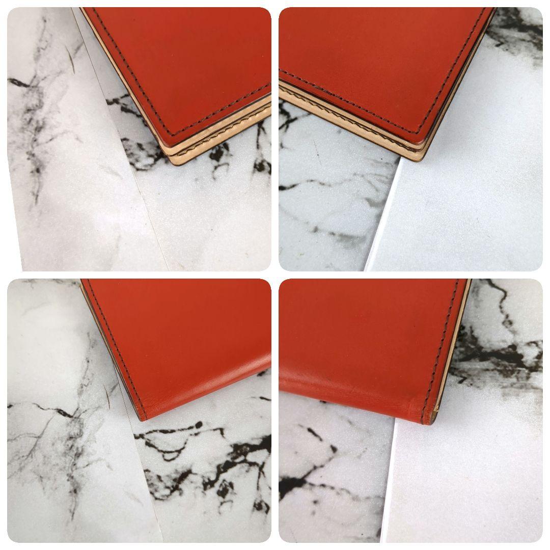 【未使用級】ココマイスター☆コードバン　カードケース　名刺入れ　レッド