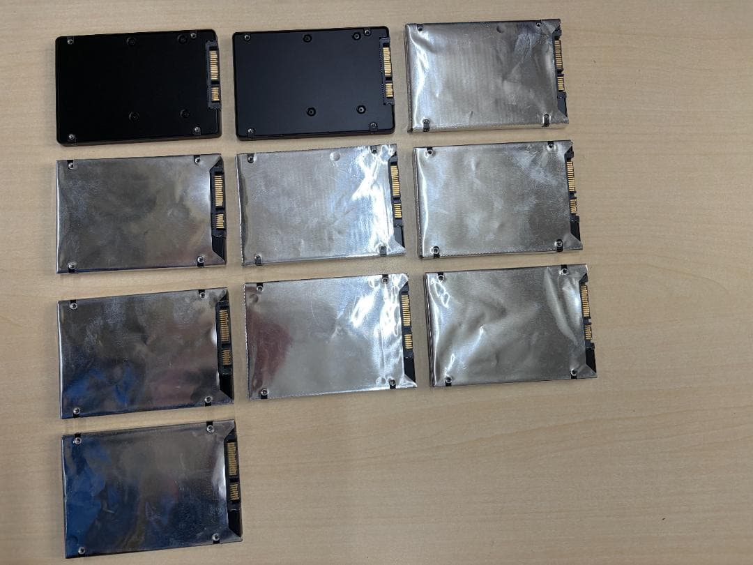 サムスン SAMSUNG SSD SATA 128GB*10個