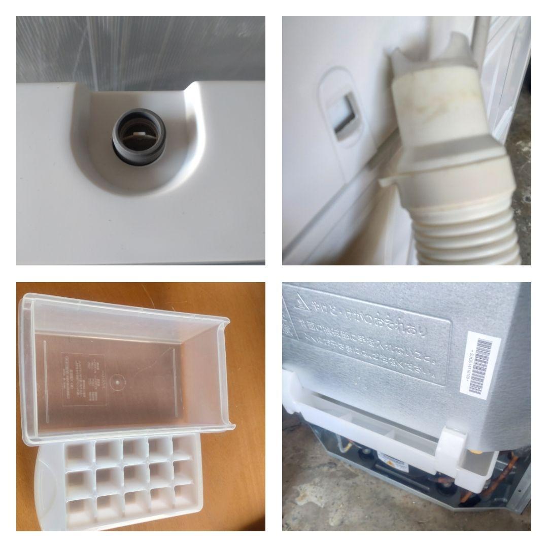 TOSHIBA洗濯機　2022年　SHARP冷凍冷蔵庫　2017年　【配送可】