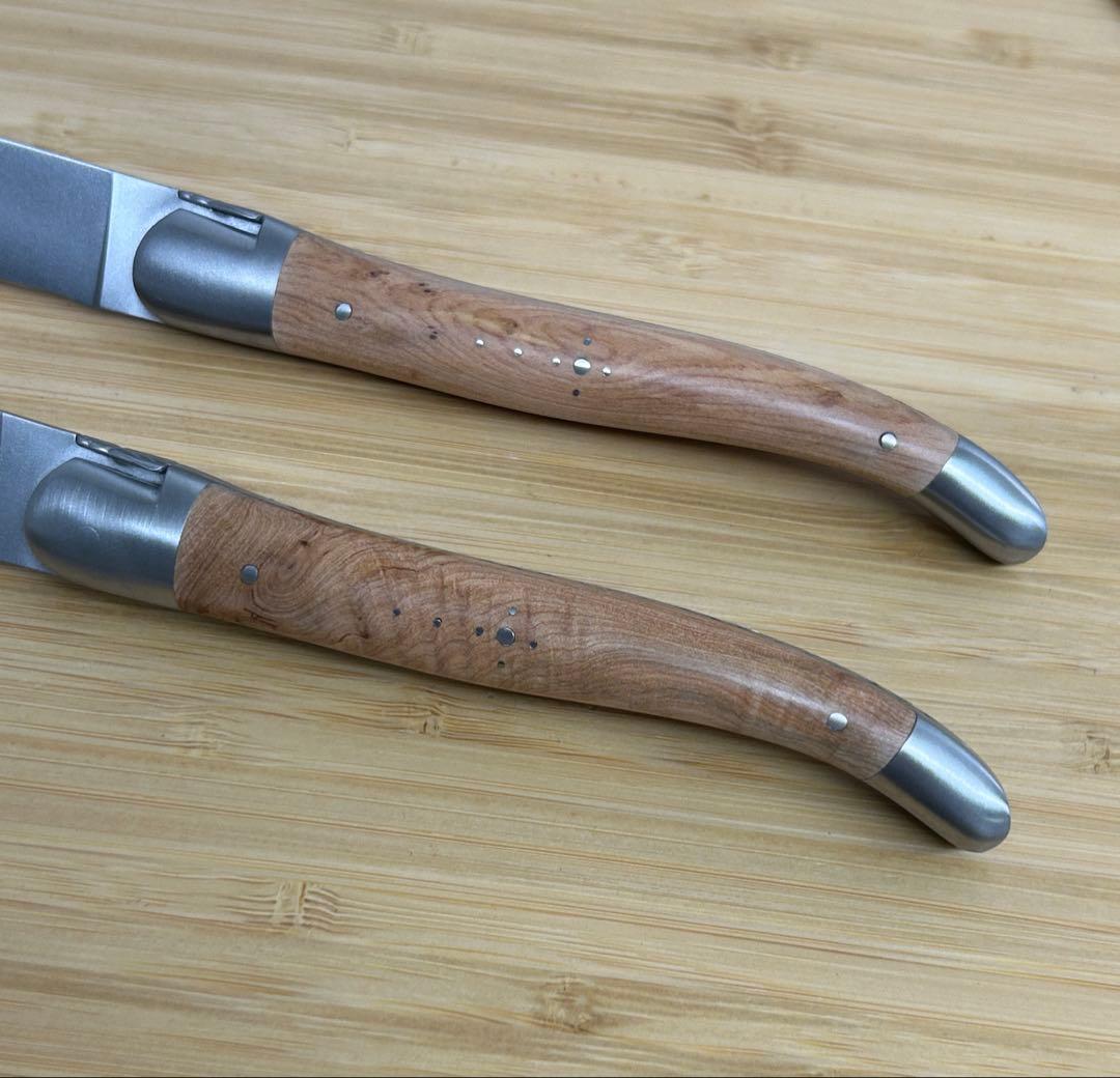 フォルジュドライヨール テーブルナイフ ジュニパー艶消し 2本【38314】