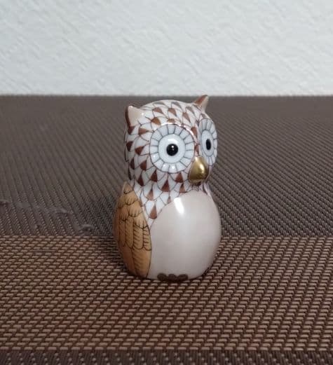 ヘレンド・フィギュリン フクロウ