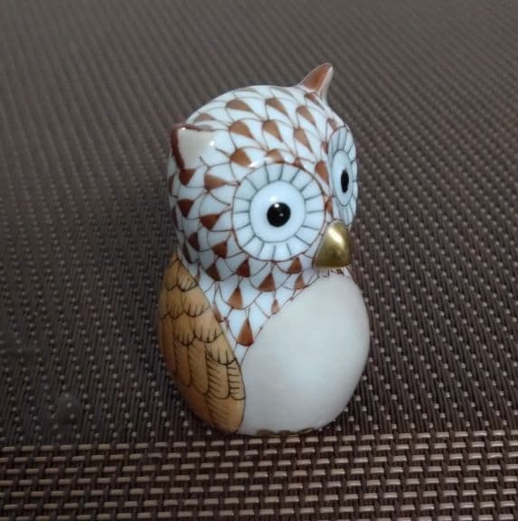 ヘレンド・フィギュリン フクロウ