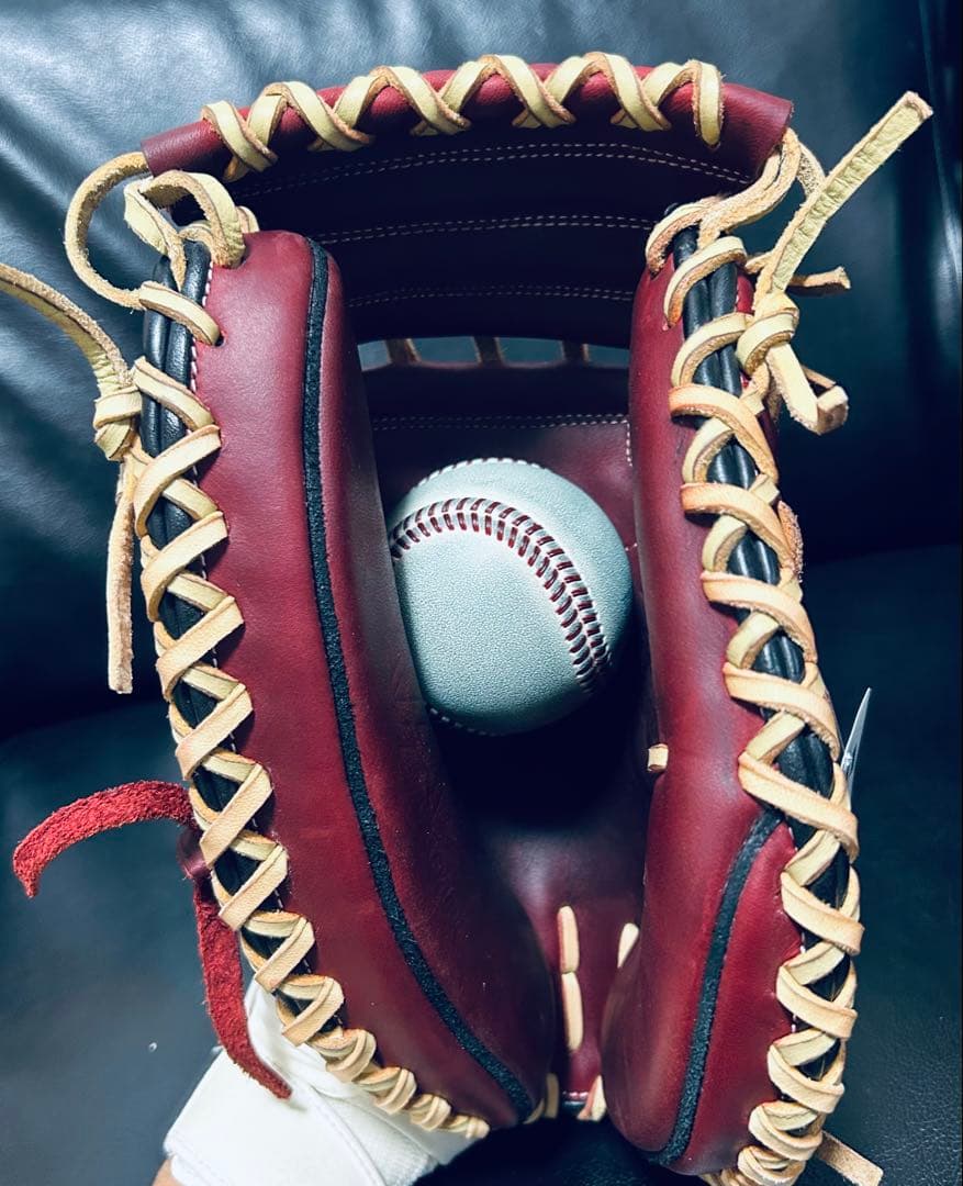 ハタケヤマ 軟式ミット クロス締めカスタム HATAKEYAMA M9 超限定