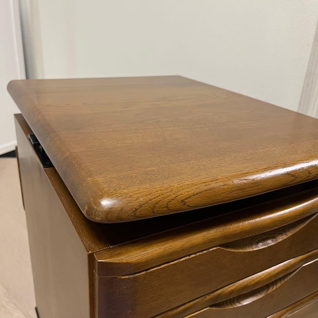 ■専用ページ■カリモク デスクワゴン 袖机 S9079 天然木 サイドテーブル