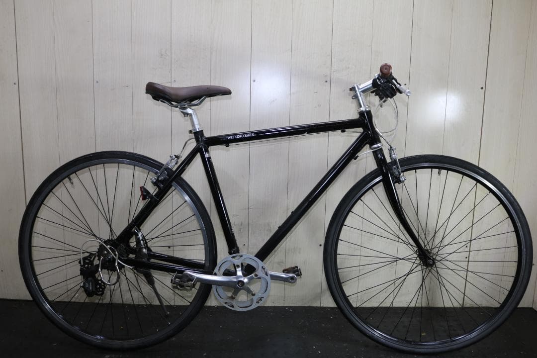 あさひ製WEEKEND アルミ 700C シマノ7速 510mm 黒 クロス