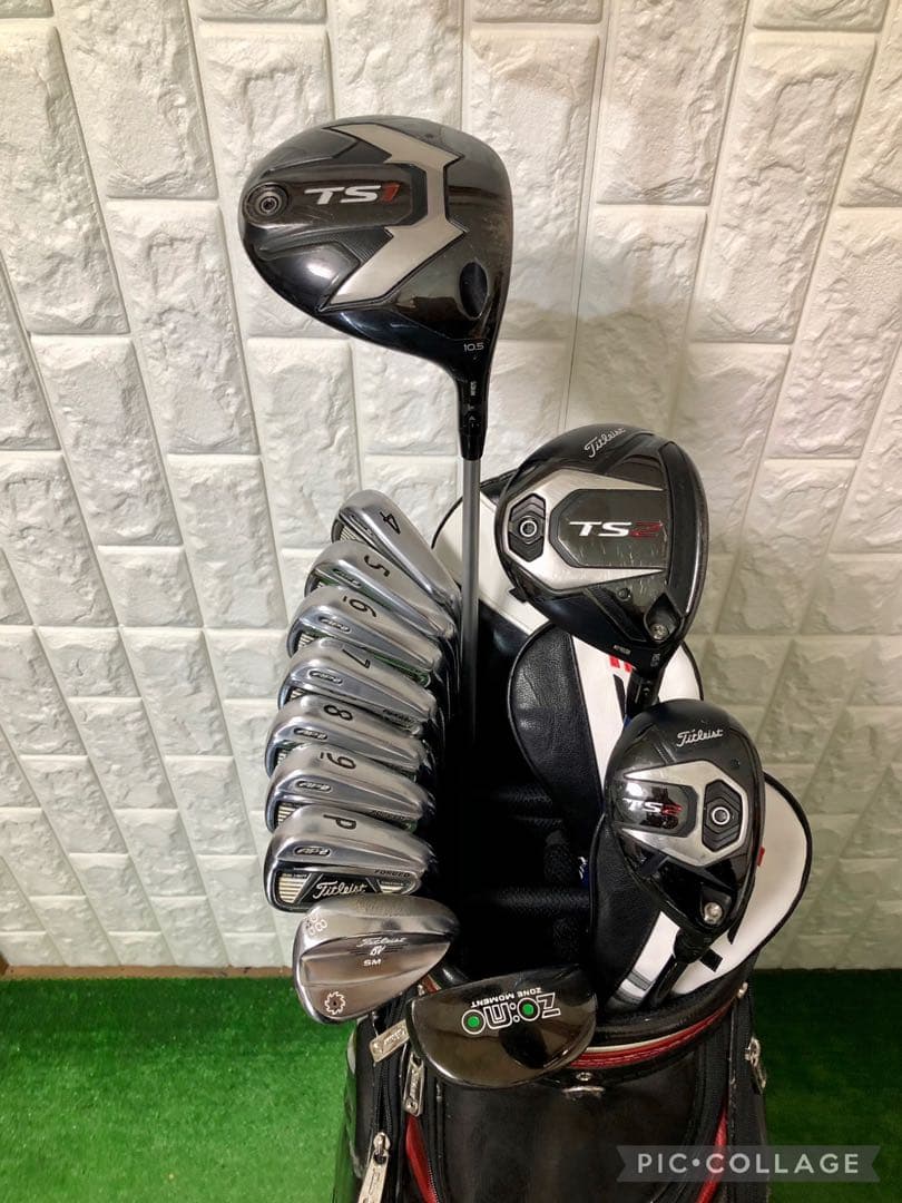 初心者おすすめ☆メンズ ゴルフクラブセット☆タイトリスト☆高級キャディバッグ付