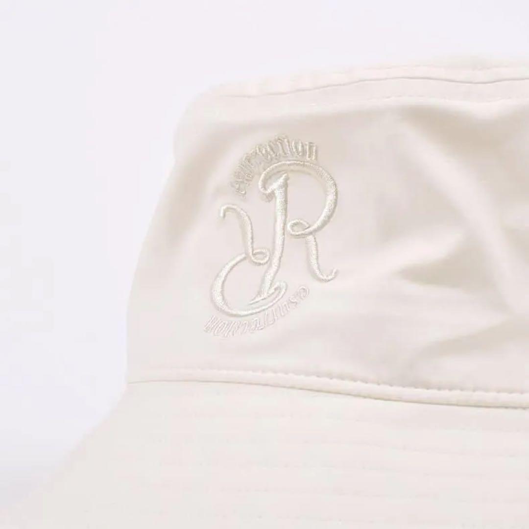 RRロゴエンボスバケットハット / ホワイト BE12HAT01 Mサイズ