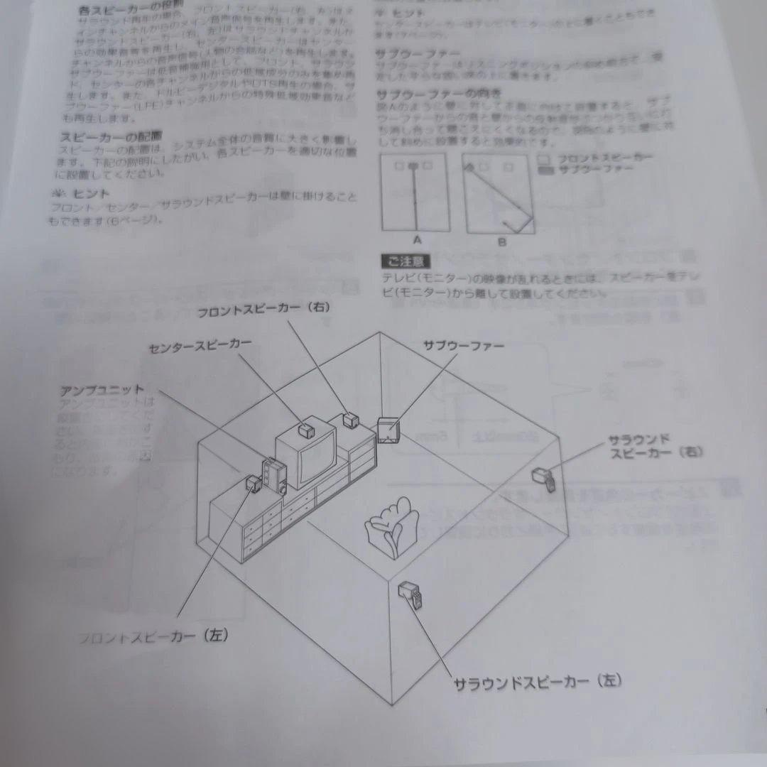 【a.t】YAMAHAホームシアターサウンドシステム（TSS-15）
