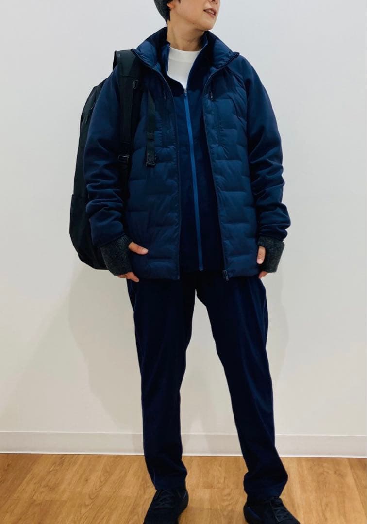 ユニクロ コンビネーションパフテックジャケット XXL