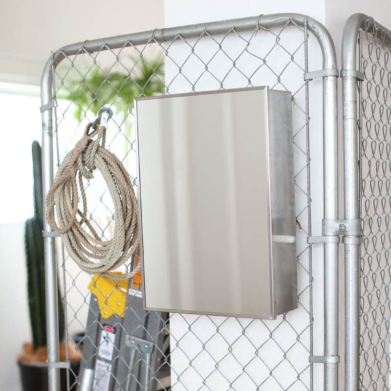 新品 ステンレス ミラー キャビネット ダルトン 鏡 サニタリー 収納