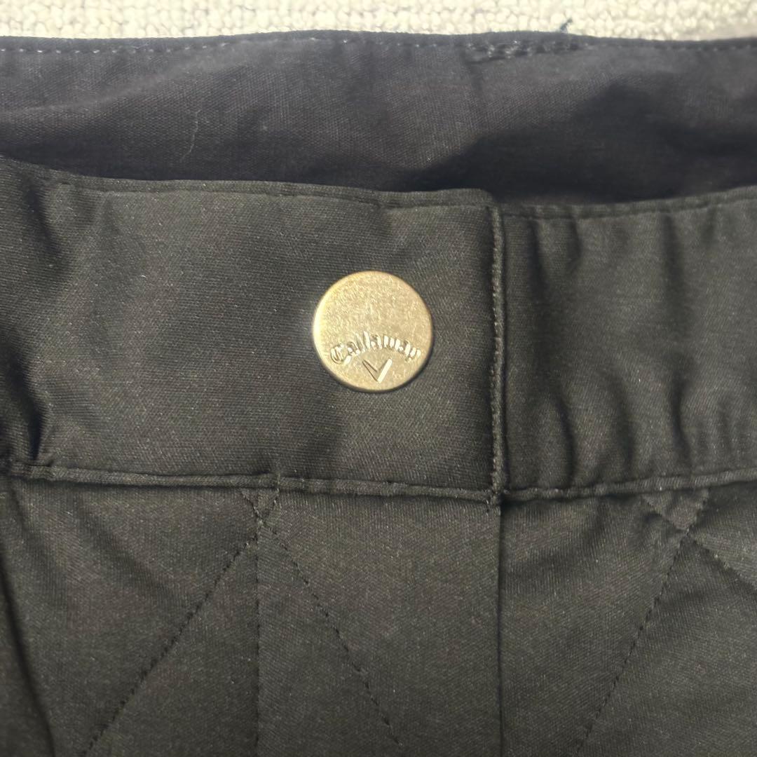 【極美品】キャロウェイcallaway パンツ 黒ブラック キルティング