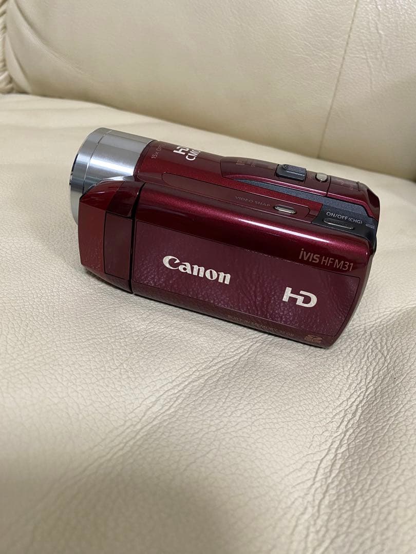 Canon HD ビデオカメラ 本体 レッド