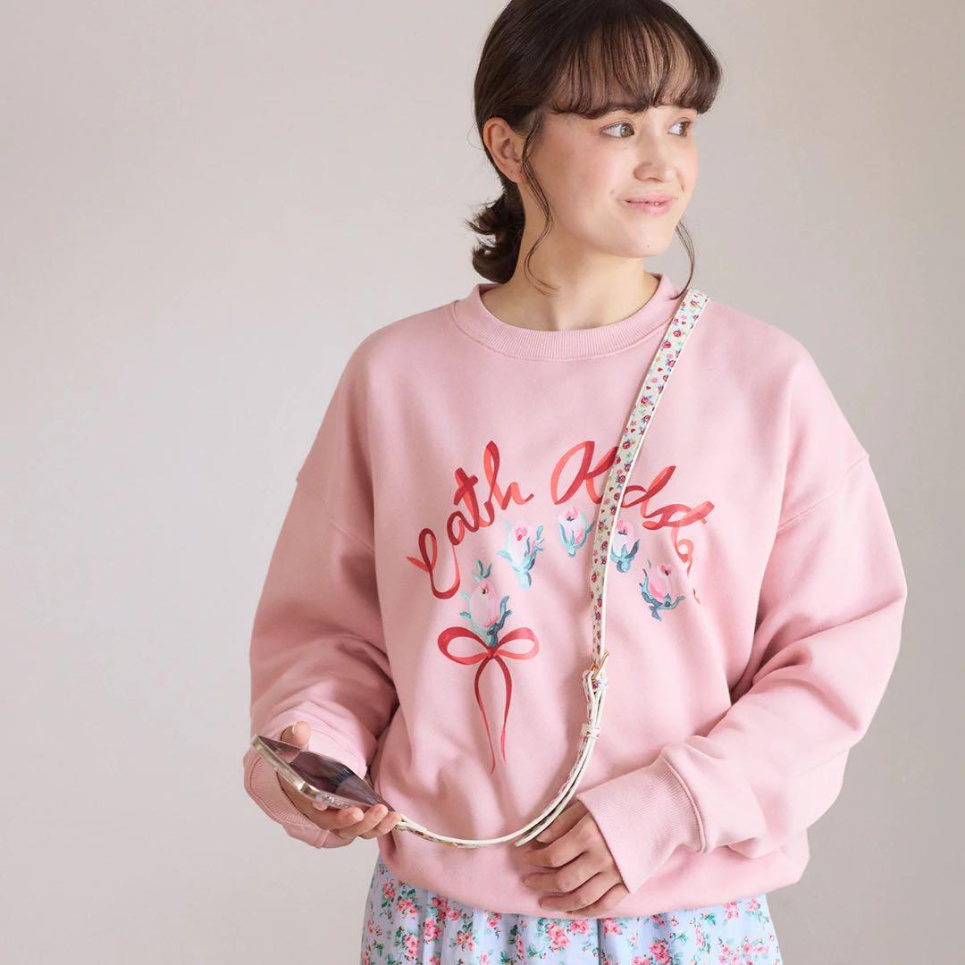 【新品未開封/匿名配送】CathKidston 裏起毛スウェット ピンク