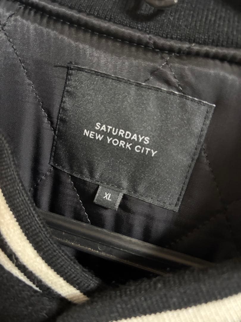 SATURDAYS NEW YORK CITY スタジャン XL ブラック