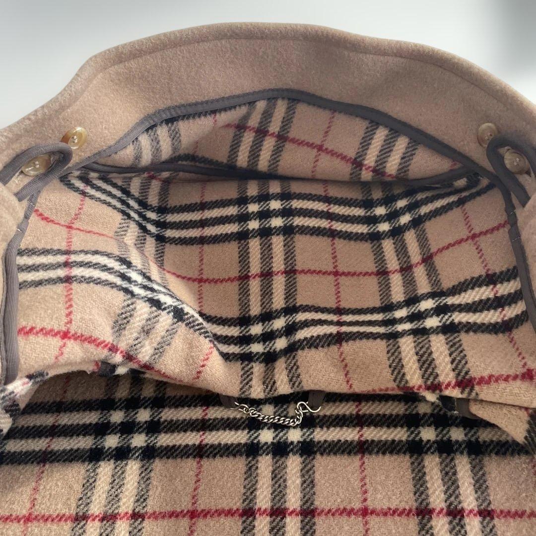 英国製Burberrys バーバリー ノバチェック柄 ダッフルコートサイズL相当