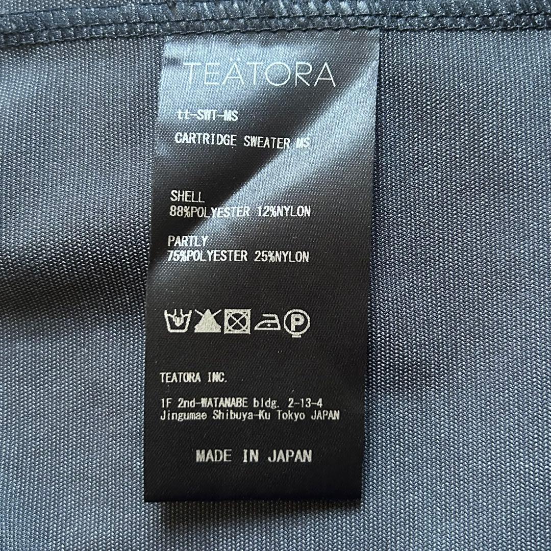 TEATORA テアトラ CARTRIDGE SWEATER MS グレー 4