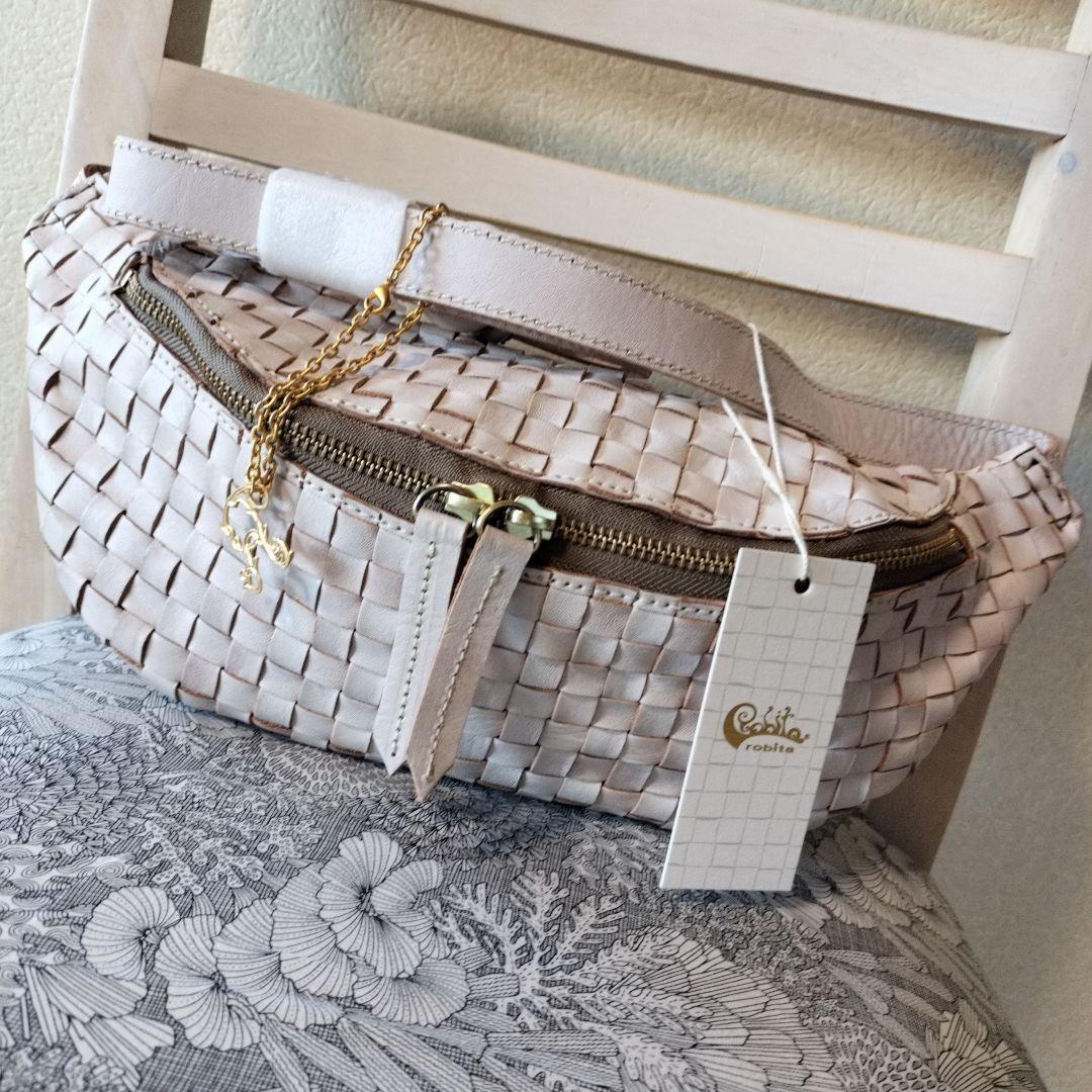 robita ロビタ　新品値札付き❗️ボディバック&ウエストバック　¥20900