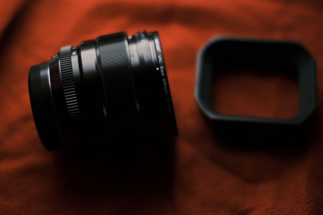 美品】XF23mm F1.4 R（純正角形フード、フィルター付き