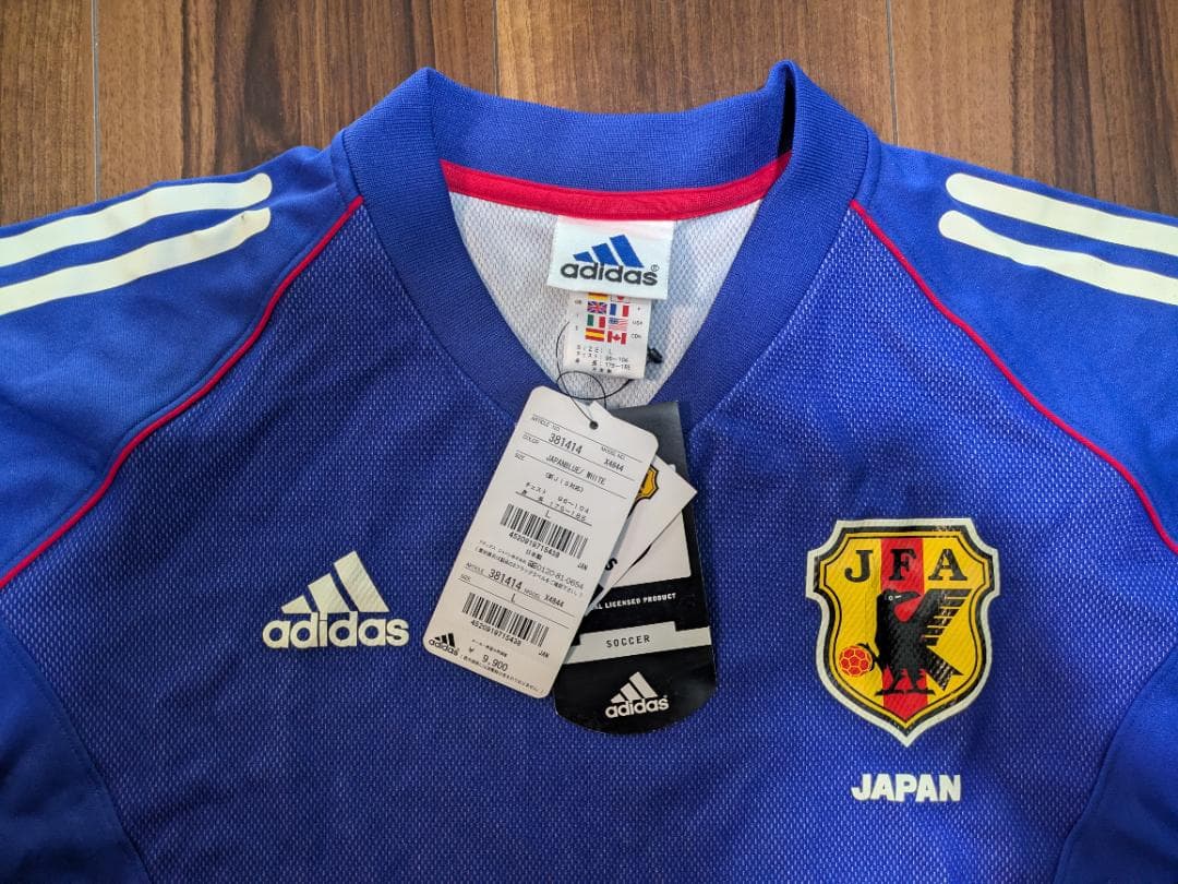 adidas 日本代表サッカーシャツ ユニフォーム　新品　Lサイズ