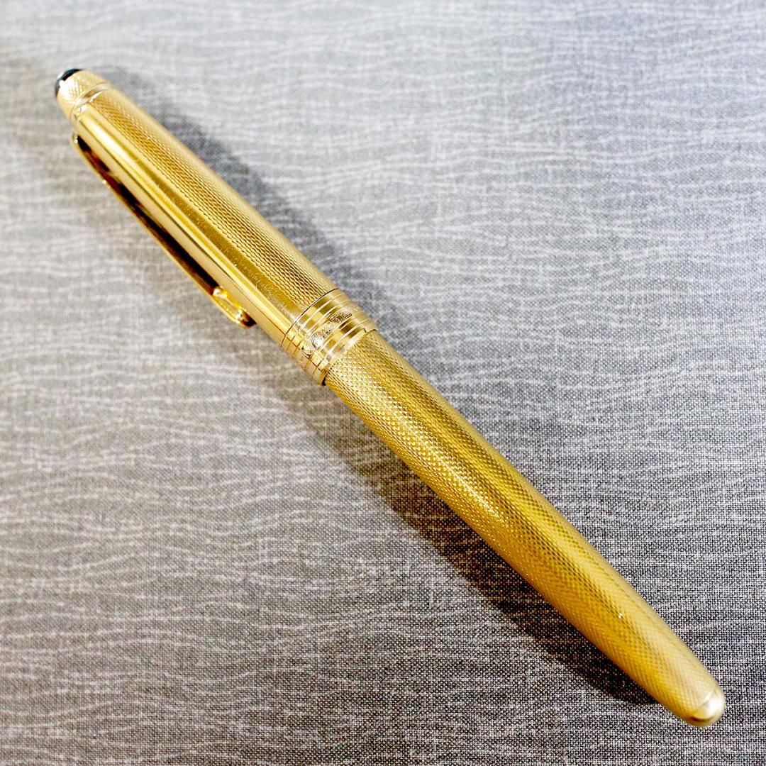 【極美品 送料込み】モンブラン 万年筆 １４４４ バーレイ ゴールド マイスター