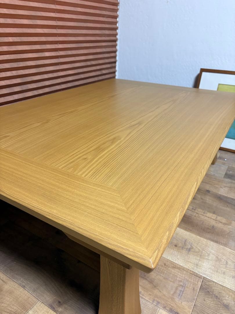 光製作所　折脚座卓　座卓　未使用品　タモ材　折りたたみ