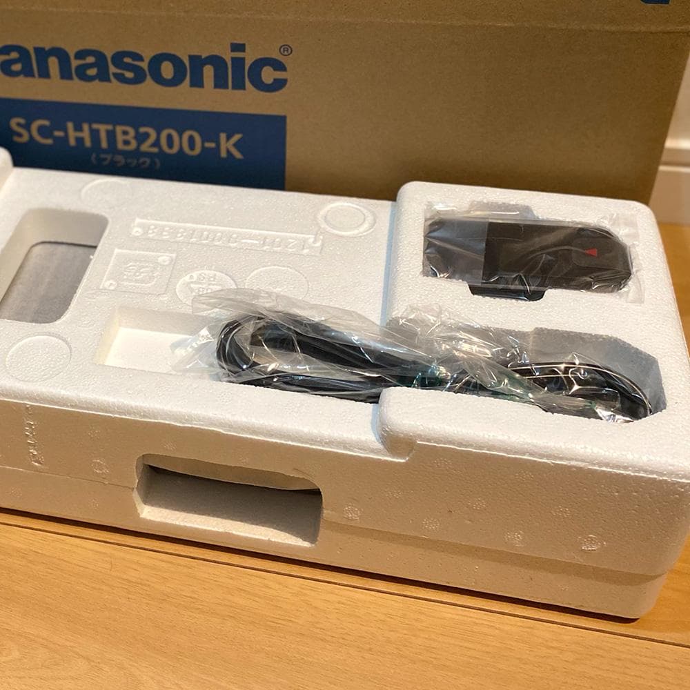 Panasonic SC-HTB200-K【新品未使用】外箱剥がし跡あり