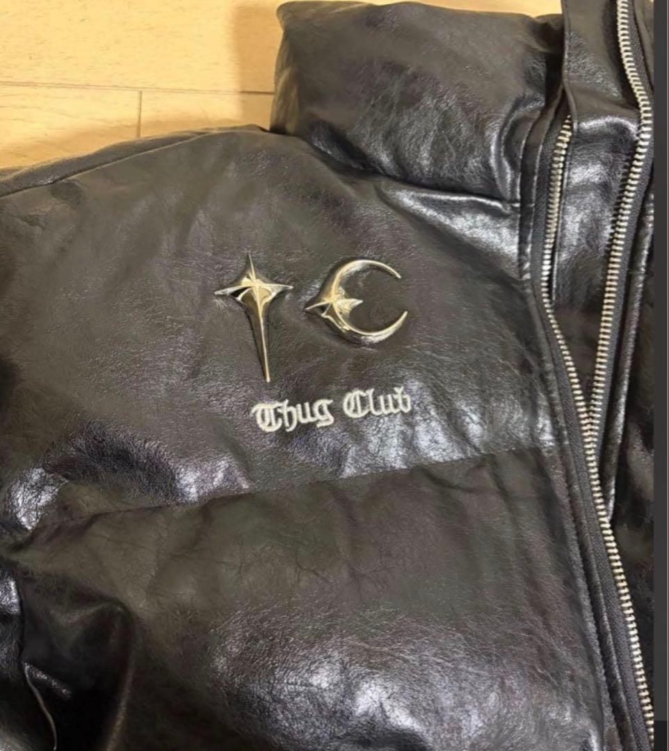 【 Thug Club 】Thug Culb 黒 ダウンジャケット