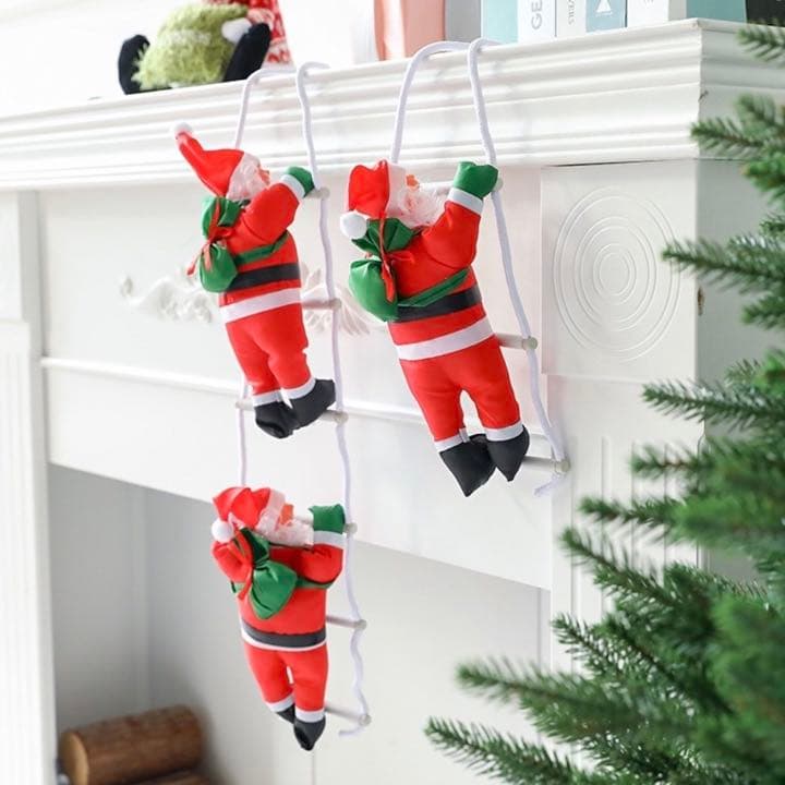 現品限り ❤️ クリスマス シンプル ツリー はしご サンタクロース Xmas