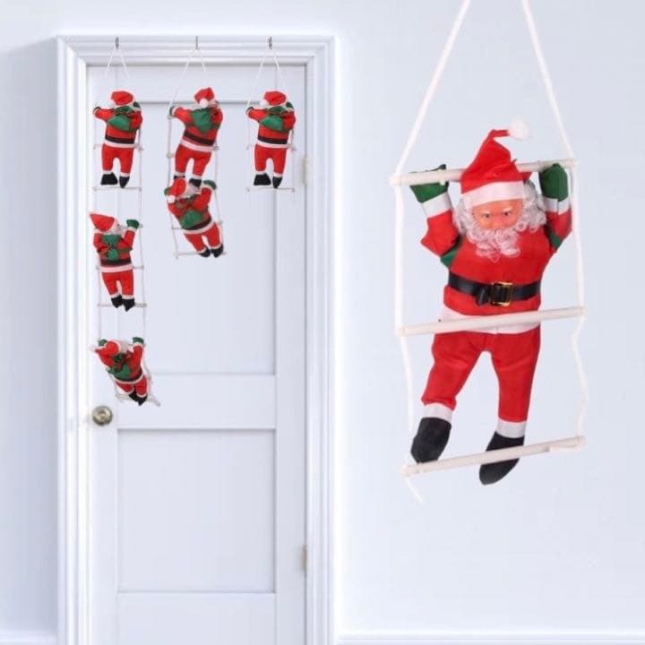 現品限り ❤️ クリスマス シンプル ツリー はしご サンタクロース Xmas