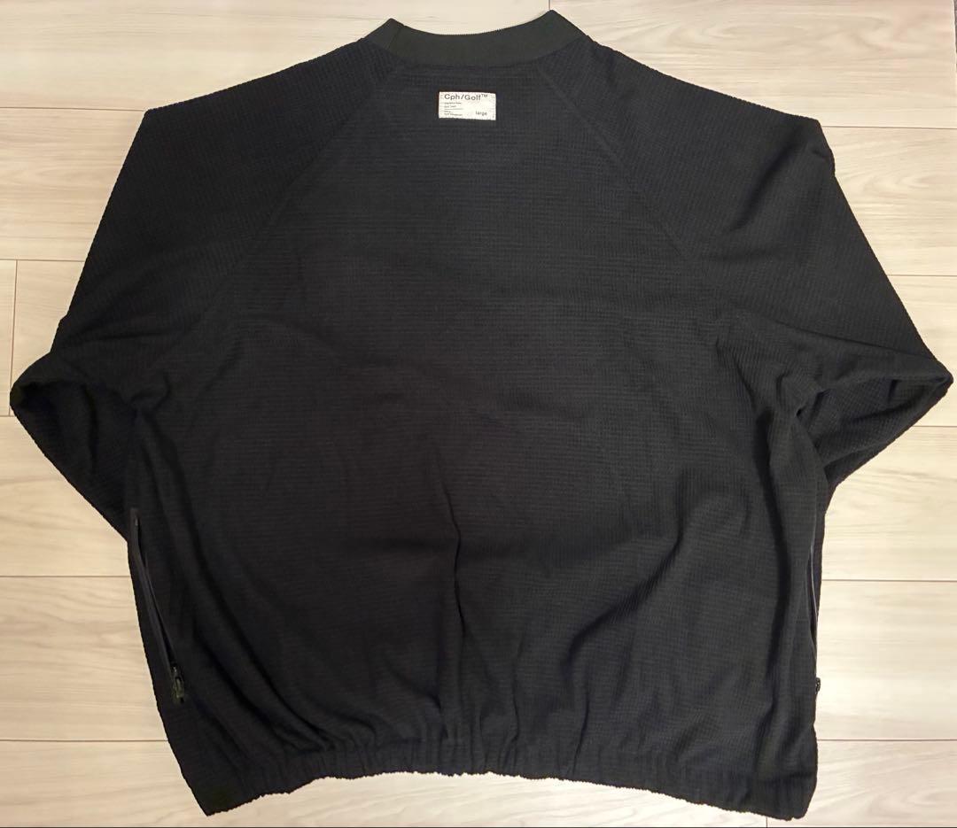 Cph/Golf CLUB WAFFLE P/O JKT 【BLACK】 L