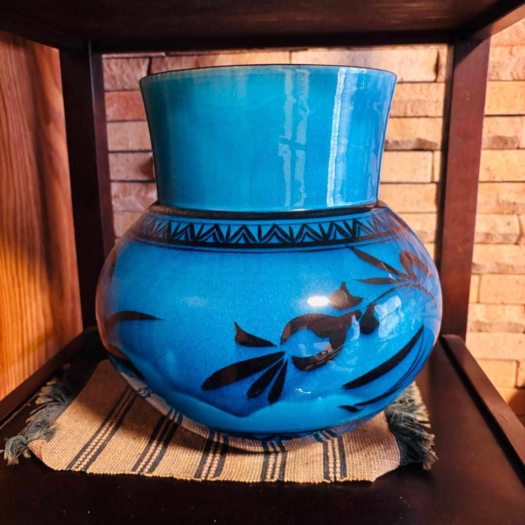 飾り棚　木製　朝鮮棚　四方棚　本棚　オーブンシェルフ 茶棚　壺　ダークブラウン