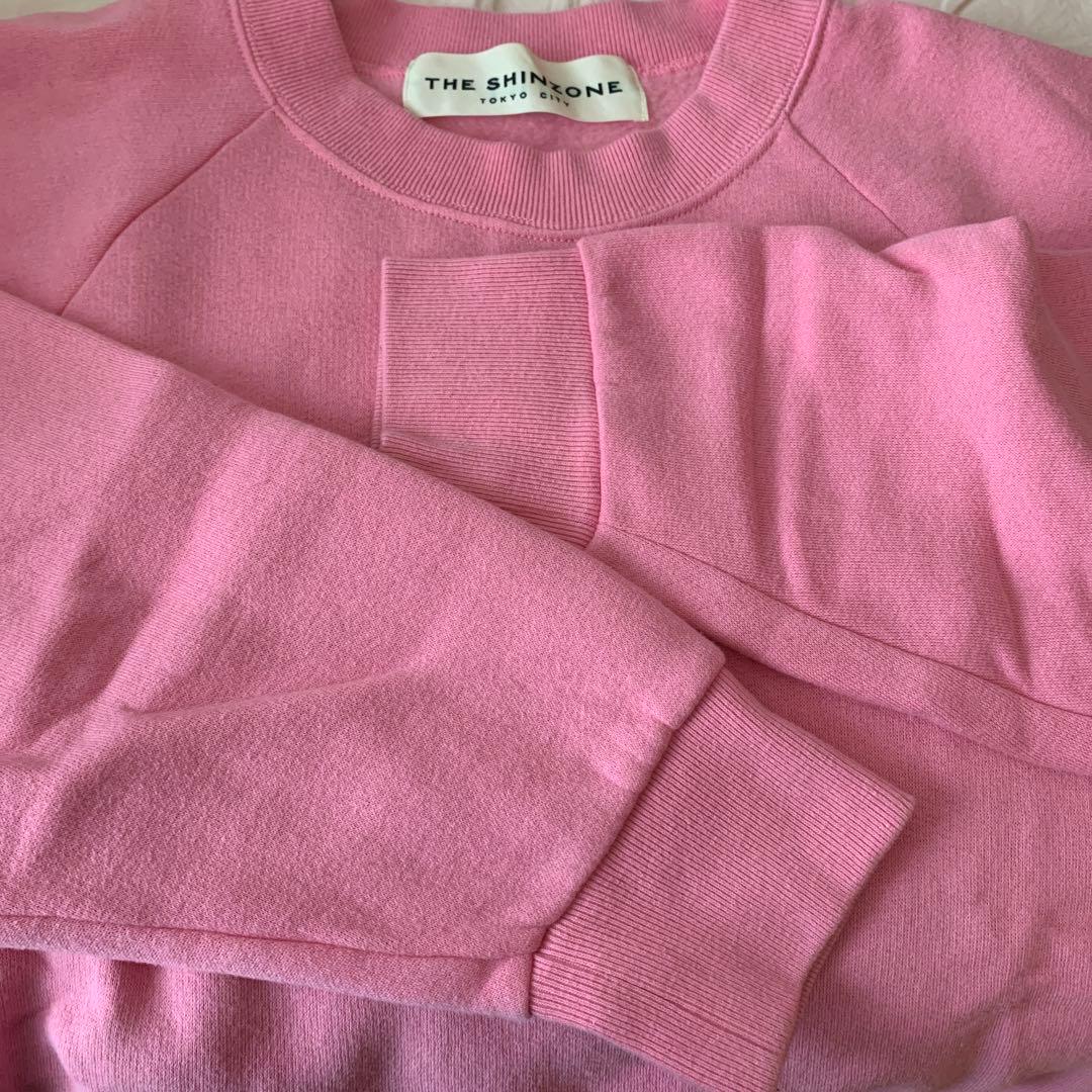 THE SHINZONE ピンク スウェットシャツ
