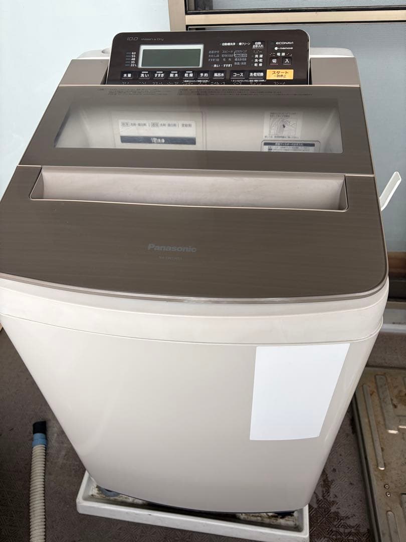 Panasonic 縦型洗濯機 NA-FW100S3 洗濯10kg 乾燥5kg