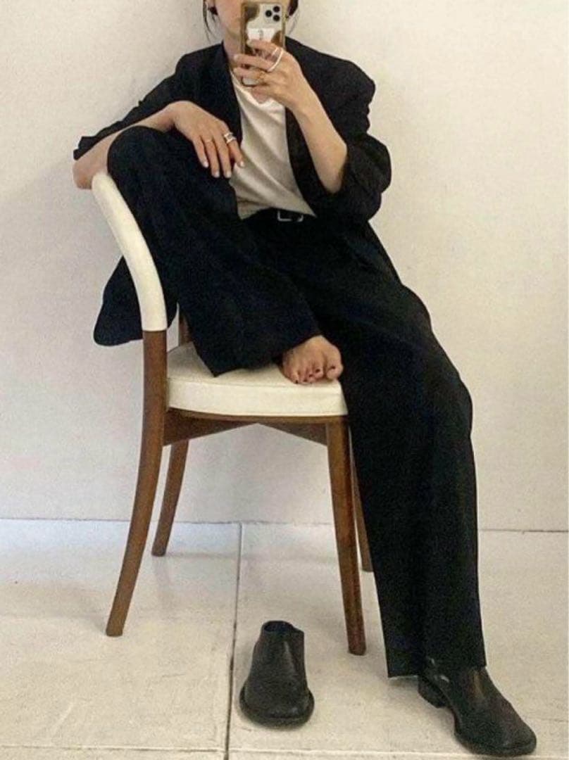 TODAYFUL トゥデイフル Collarless Twill JK 36